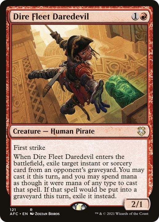 Dire Fleet Daredevil in the group Magic the Gathering / Types / Creatures / Human at Proxyprinters.com (14984)