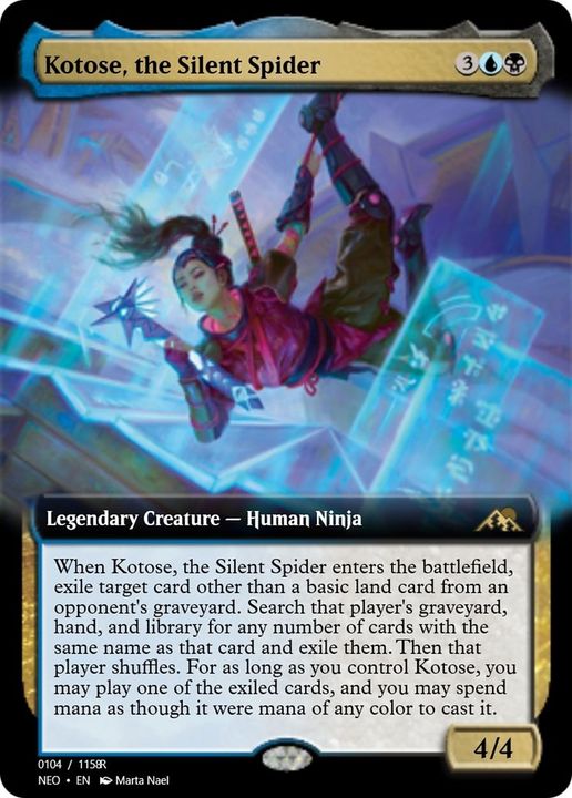 Kotose, the Silent Spider in the group Magic the Gathering / Sets / Magic Origins Clash Pack at Proxyprinters.com (14999)