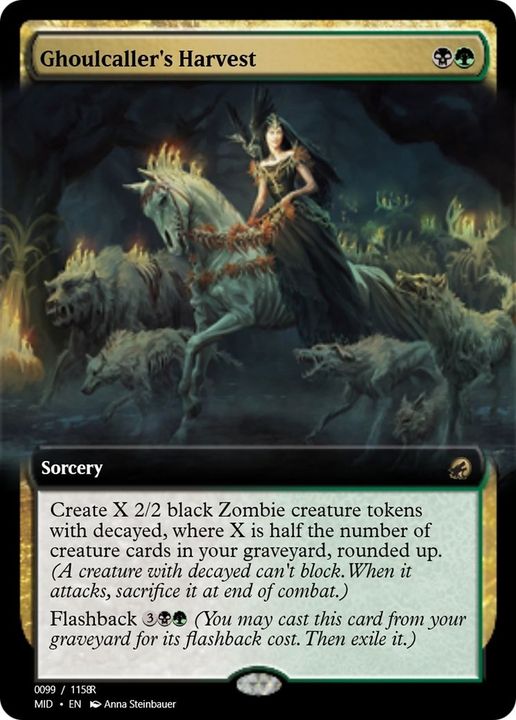 Ghoulcaller's Harvest in the group Magic the Gathering / Types / Colors / Multicolors / B, G at Proxyprinters.com (15007)