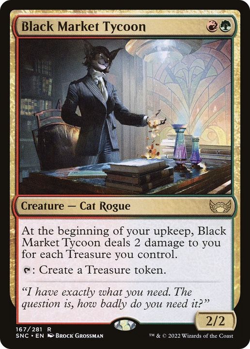 Black Market Tycoon in the group Magic the Gathering / Types / Colors / Multicolors / G, R at Proxyprinters.com (15012)