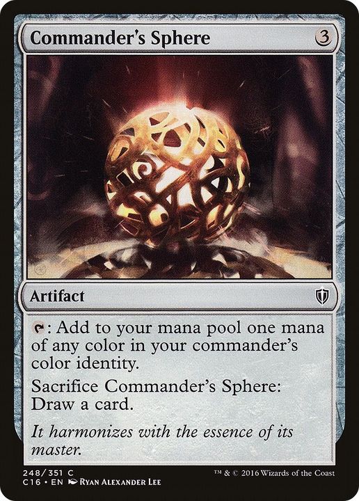 Commander's Sphere in the group Magic the Gathering / Types / Artifacts / Artifact at Proxyprinters.com (15030)