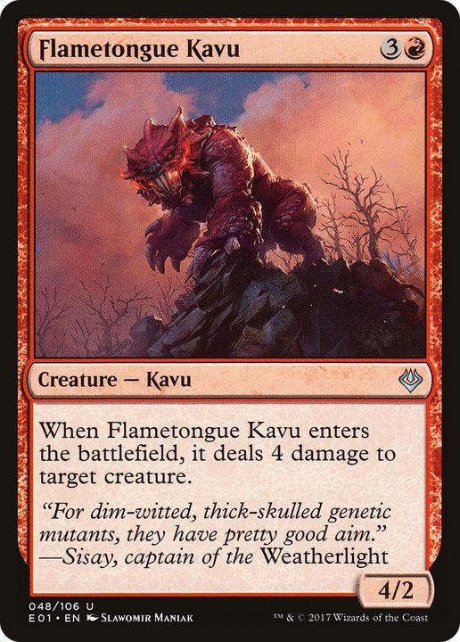 Flametongue Kavu in the group Advanced search at Proxyprinters.com (15031)