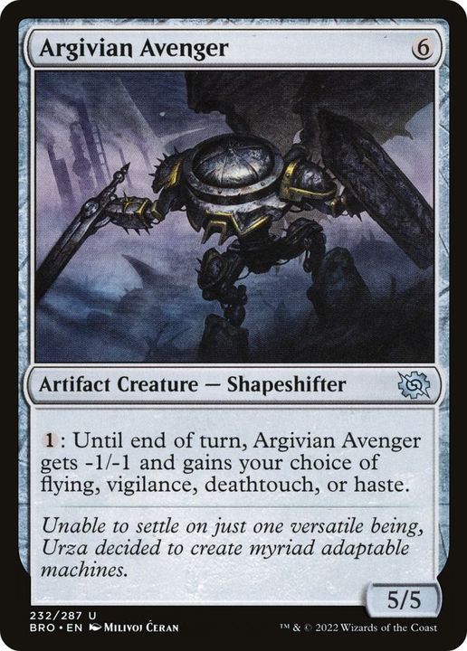 Argivian Avenger in the group Magic the Gathering / Types / Colors / Colorless at Proxyprinters.com (15032)