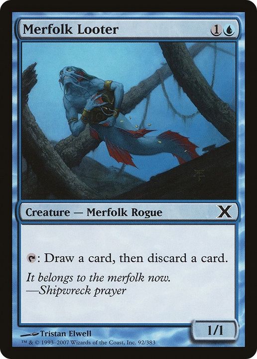 Merfolk Looter in the group Magic the Gathering / Types / Colors / Blue at Proxyprinters.com (15034)