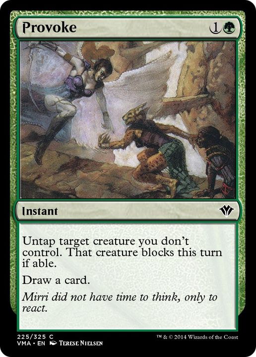 Provoke in the group Magic the Gathering / Types / Colors / Green at Proxyprinters.com (15053)