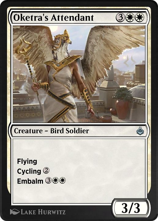 Oketra's Attendant in the group Magic the Gathering / Types / Colors / White at Proxyprinters.com (15055)