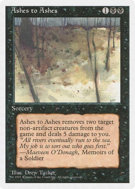 Ashes to Ashes in the group Singles at Proxyprinters.com (15061)