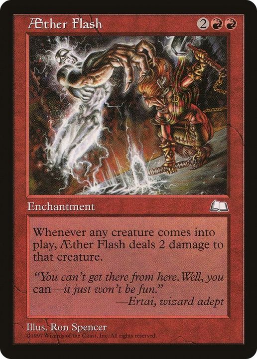 Aether Flash in the group Magic the Gathering / Types / Enchantment / Enchantment at Proxyprinters.com (15064)