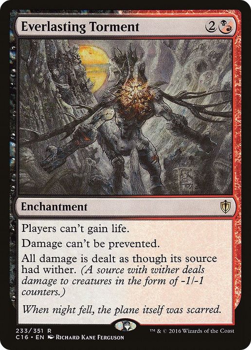 Everlasting Torment in the group Magic the Gathering / Types / Enchantment / Enchantment at Proxyprinters.com (15070)