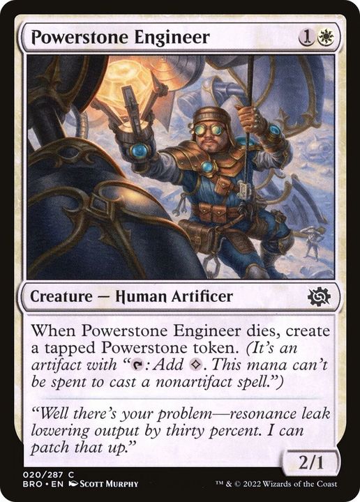 Powerstone Engineer in the group Magic the Gathering / Sets / The Brothers' War at Proxyprinters.com (15087)