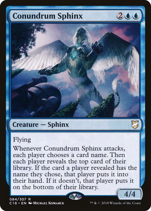 Conundrum Sphinx in the group Magic the Gathering / Types / Colors / Blue at Proxyprinters.com (15096)