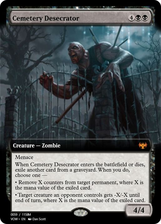 Cemetery Desecrator in the group Magic the Gathering / Types / Creatures / Zombie at Proxyprinters.com (15100)