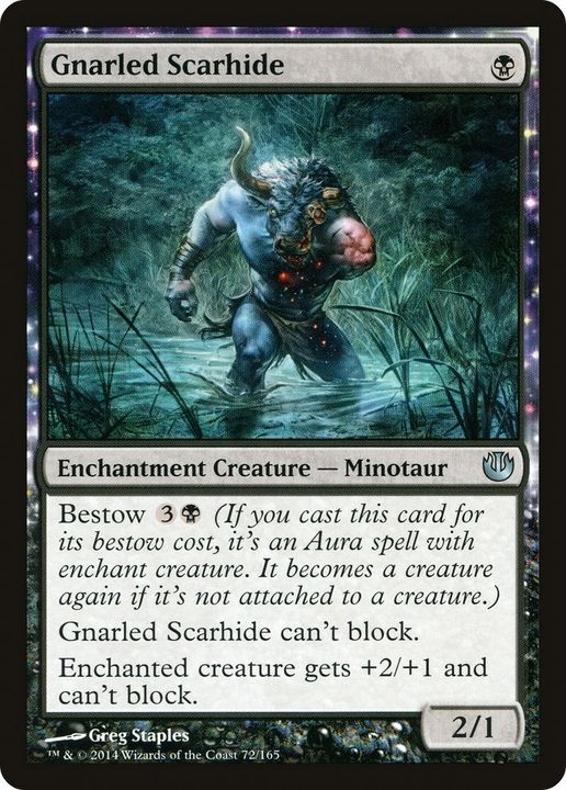 Gnarled Scarhide in the group Magic the Gathering / Types / Colors / Black at Proxyprinters.com (1511)