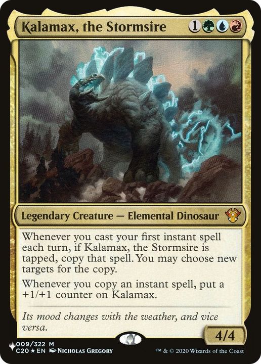 Kalamax, the Stormsire in the group Magic the Gathering / Sets / The List at Proxyprinters.com (15128)