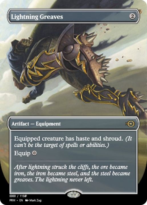 Lightning Greaves in the group Magic the Gathering / Types / Artifacts / Artifact at Proxyprinters.com (15131)