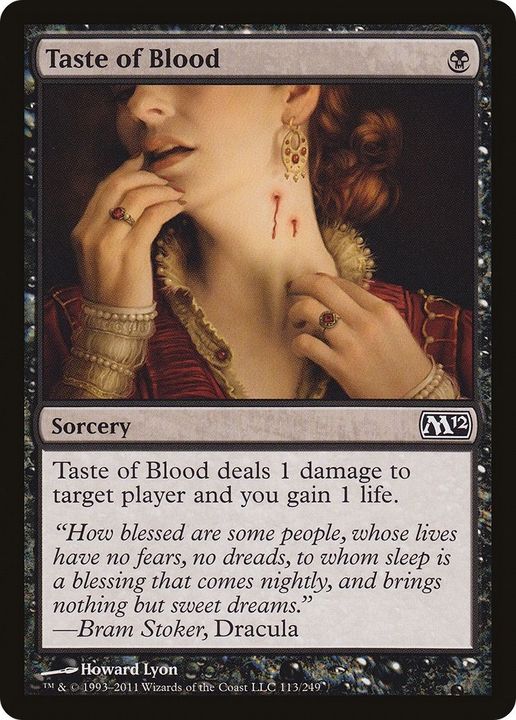 Taste of Blood in the group Magic the Gathering / Types / Colors / Black at Proxyprinters.com (15143)