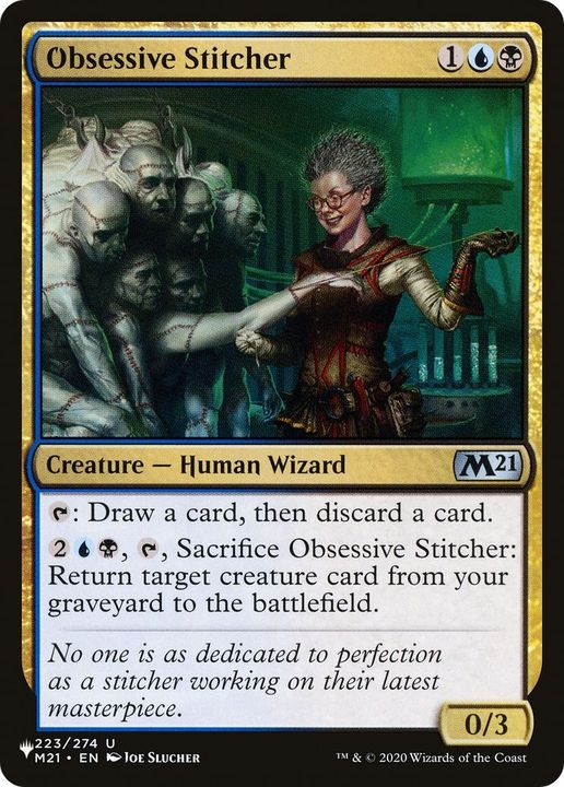 Obsessive Stitcher in the group Magic the Gathering / Sets / The List at Proxyprinters.com (15144)