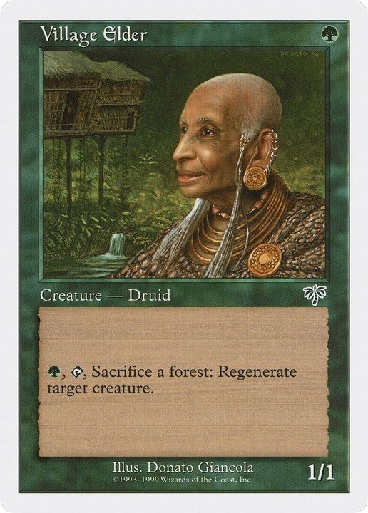 Village Elder in the group Magic the Gathering / Sets / Battle for Baldur's Gate Promos at Proxyprinters.com (15155)