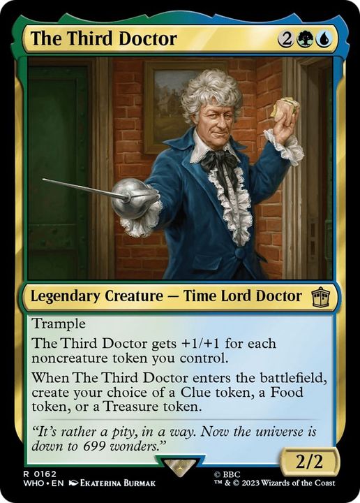 The Third Doctor in the group Magic the Gathering / Types / Colors / Multicolors / G, U at Proxyprinters.com (15159)