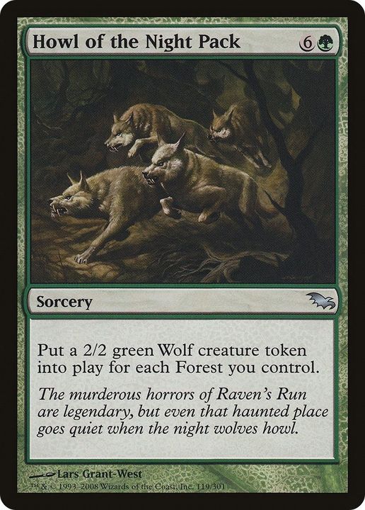 Howl of the Night Pack in the group Magic the Gathering / Types / Colors / Green at Proxyprinters.com (15170)