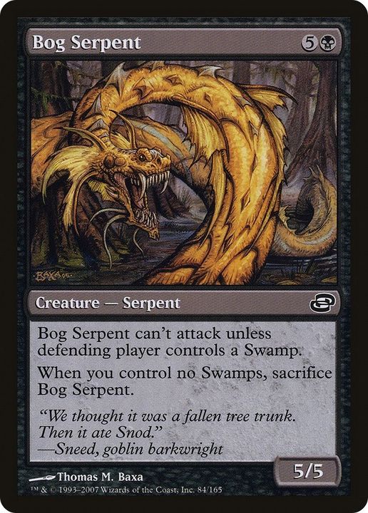 Bog Serpent in the group Magic the Gathering / Types / Colors / Black at Proxyprinters.com (15208)