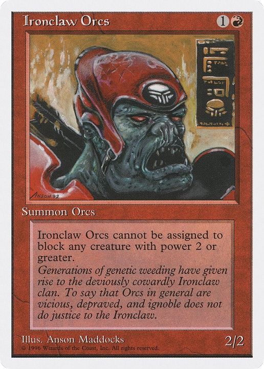 Ironclaw Orcs in the group Magic the Gathering / Types / Colors / Red at Proxyprinters.com (15210)