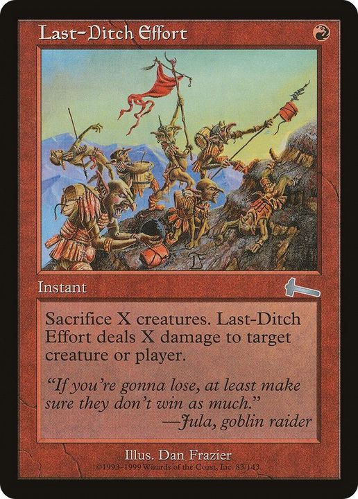 Last-Ditch Effort in the group Magic the Gathering / Types / Colors / Red at Proxyprinters.com (15215)