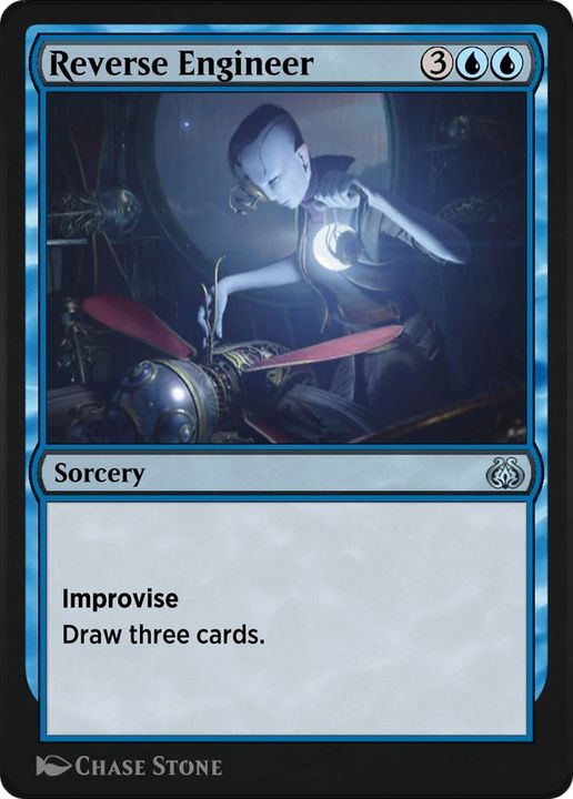 Reverse Engineer in the group Magic the Gathering / Types / Colors / Blue at Proxyprinters.com (1523)