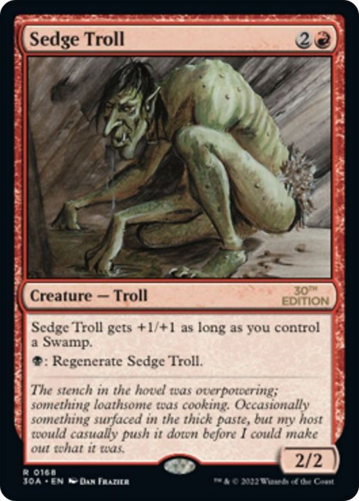 Sedge Troll in the group Magic the Gathering / Types / Colors / Red at Proxyprinters.com (15234)