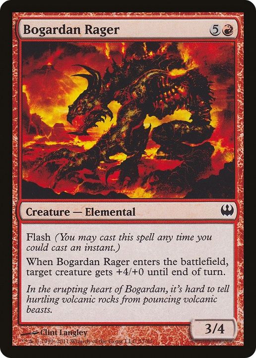 Bogardan Rager in the group Magic the Gathering / Types / Colors / Red at Proxyprinters.com (1524)