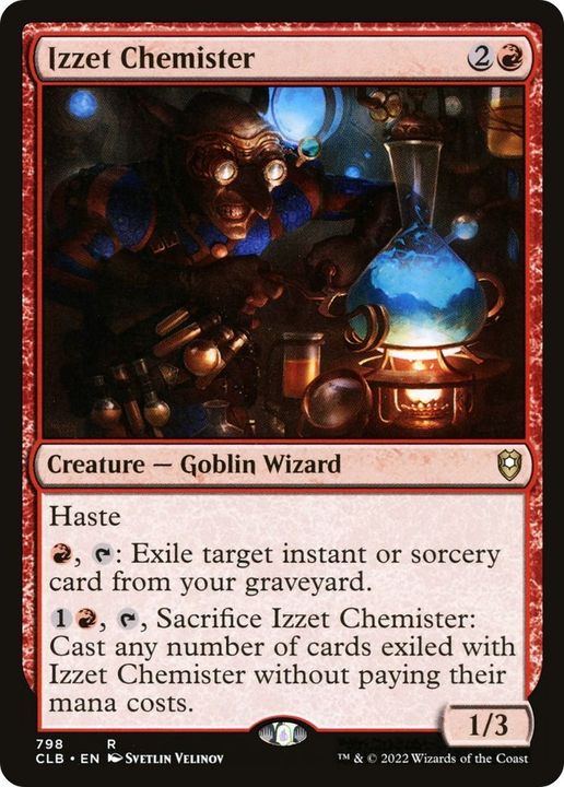 Izzet Chemister in the group Magic the Gathering / Types / Creatures / Wizard at Proxyprinters.com (15243)