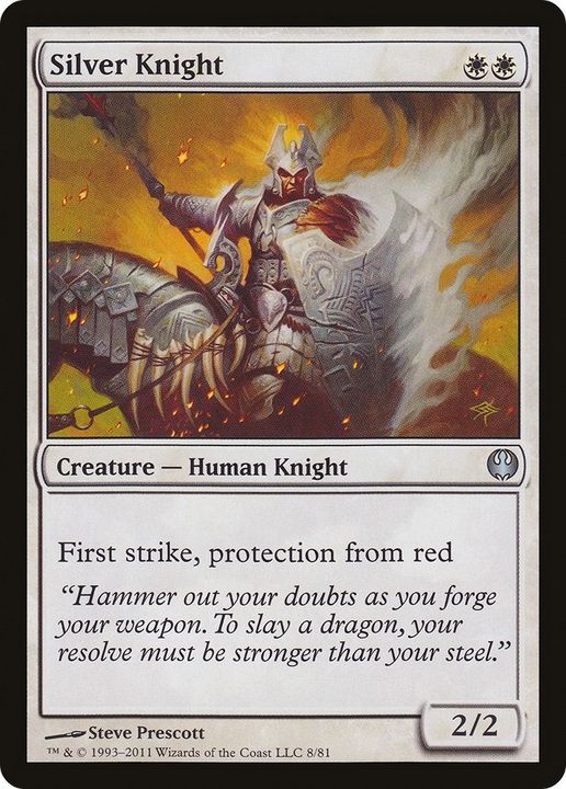 Silver Knight in the group Magic the Gathering / Types / Creatures / Human at Proxyprinters.com (15247)