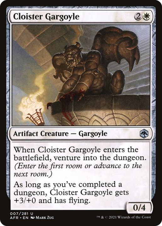 Cloister Gargoyle in the group Magic the Gathering / Types / Colors / White at Proxyprinters.com (15261)