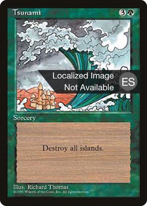 Tsunami in the group Magic the Gathering / Sets / Fourth Edition Foreign Black Border at Proxyprinters.com (15273)