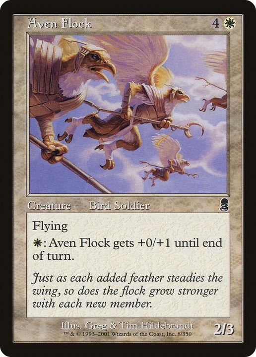 Aven Flock in the group Magic the Gathering / Types / Colors / White at Proxyprinters.com (15276)