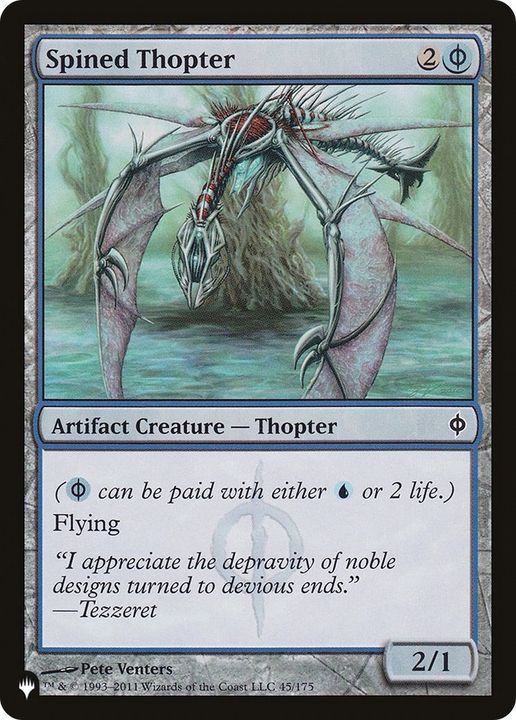 Spined Thopter in the group Magic the Gathering / Types / Colors / Blue at Proxyprinters.com (1531)