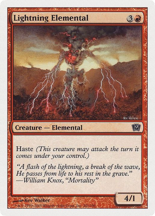 Lightning Elemental in the group Magic the Gathering / Sets / Ninth Edition at Proxyprinters.com (15315)