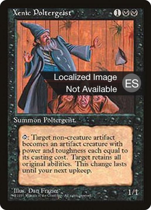 Xenic Poltergeist in the group Magic the Gathering / Types / Colors / Black at Proxyprinters.com (15327)