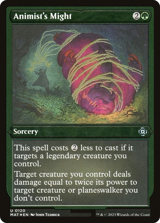 Animist's Might in the group Magic the Gathering / Types / Colors / Green at Proxyprinters.com (15330)