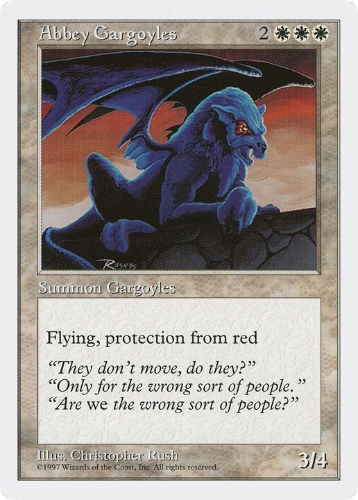 Abbey Gargoyles in the group Magic the Gathering / Types / Colors / White at Proxyprinters.com (15349)