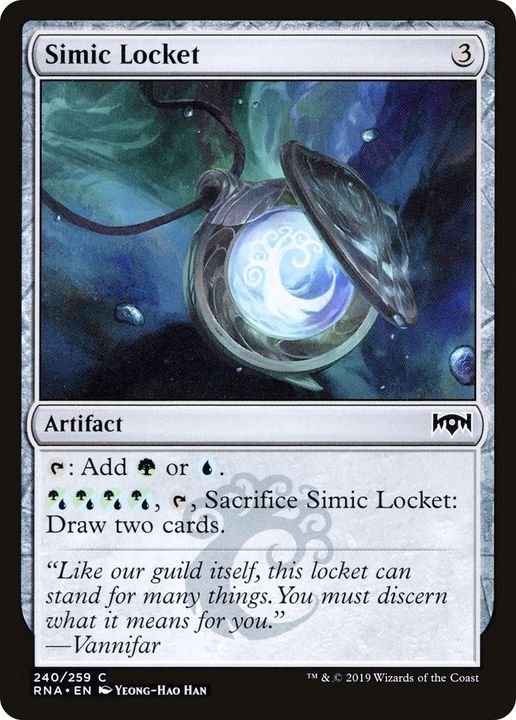 Simic Locket in the group Magic the Gathering / Types / Artifacts / Artifact at Proxyprinters.com (15372)