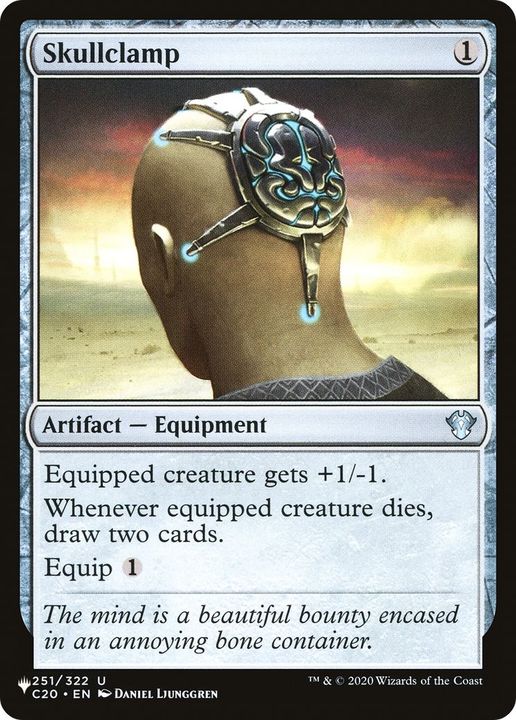 Skullclamp in the group Magic the Gathering / Types / Artifacts / Artifact at Proxyprinters.com (15374)