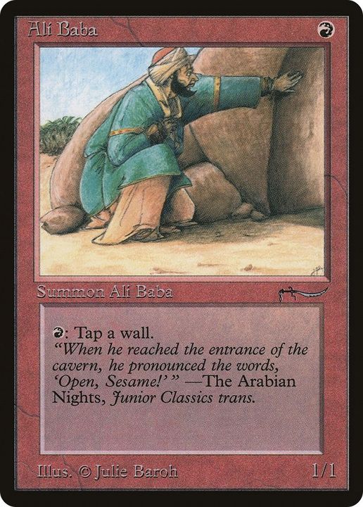 Ali Baba in the group Magic the Gathering / Types / Creatures / Human at Proxyprinters.com (15381)