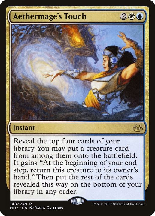 Aethermage's Touch in the group Magic the Gathering / Types / Colors / Multicolors / U, W at Proxyprinters.com (15392)