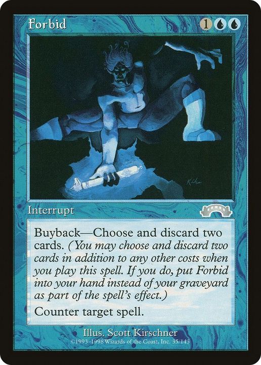 Forbid in the group Magic the Gathering / Sets / Exodus at Proxyprinters.com (15414)