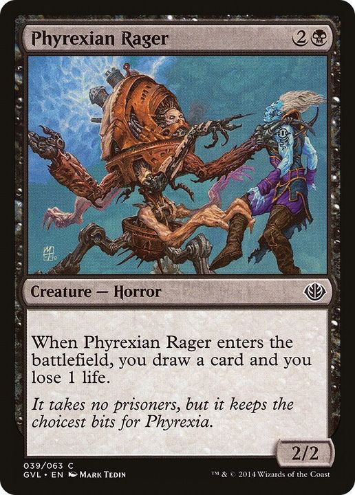 Phyrexian Rager in the group Magic the Gathering / Types / Colors / Black at Proxyprinters.com (15426)