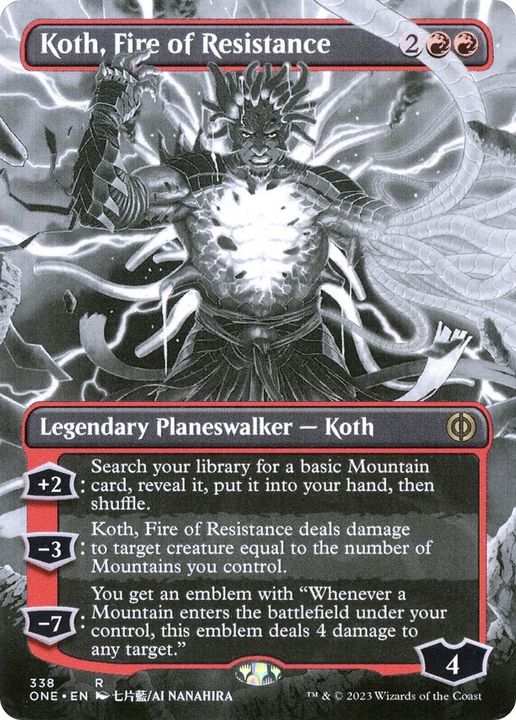 Koth, Fire of Resistance in the group Magic the Gathering / Types / Colors / Red at Proxyprinters.com (15437)