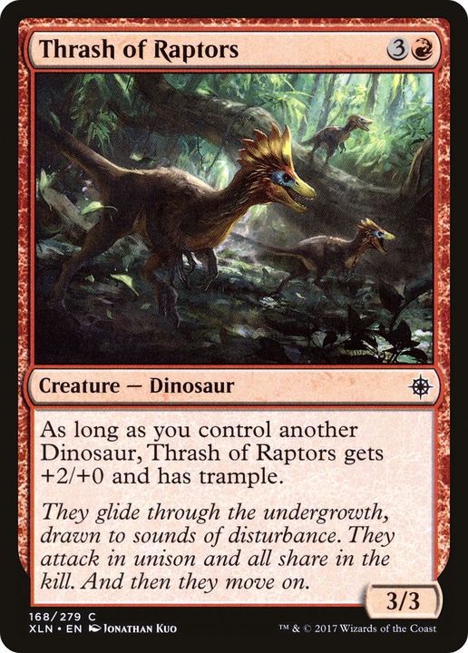 Thrash of Raptors in the group Magic the Gathering / Sets / Ixalan at Proxyprinters.com (15449)