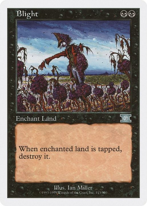 Blight in the group Magic the Gathering / Sets / Classic Sixth Edition at Proxyprinters.com (15452)