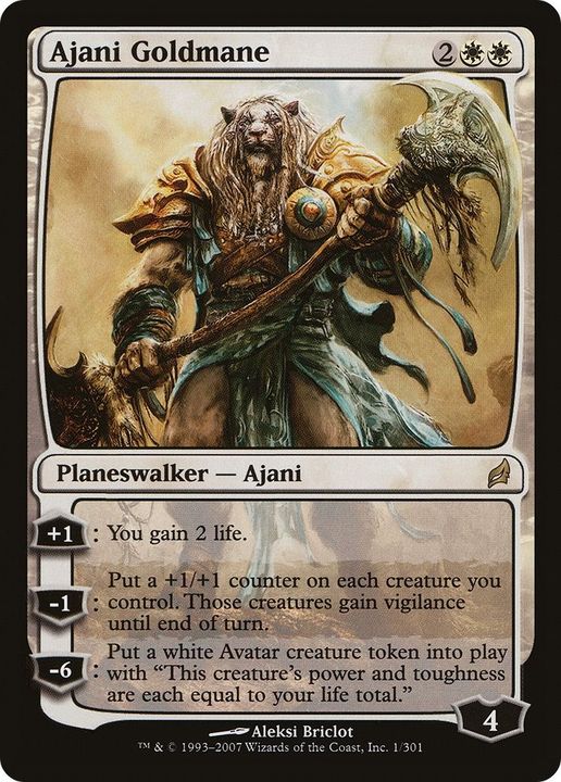 Ajani Goldmane in the group Magic the Gathering / Sets / Lorwyn at Proxyprinters.com (15473)